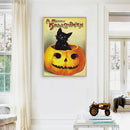 Diamond Painting Halloween Pumpkin Full Round Drill Cross Stitch (WX448)