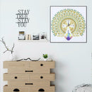 DIY Peafowl Special Shaped Diamond Painting Embroidery Clock Home Decor