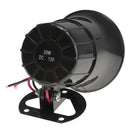 12V 110dB Cars Alarm Electric Air Horn Siren Speaker 6 Sound Tone Super Loud 20W