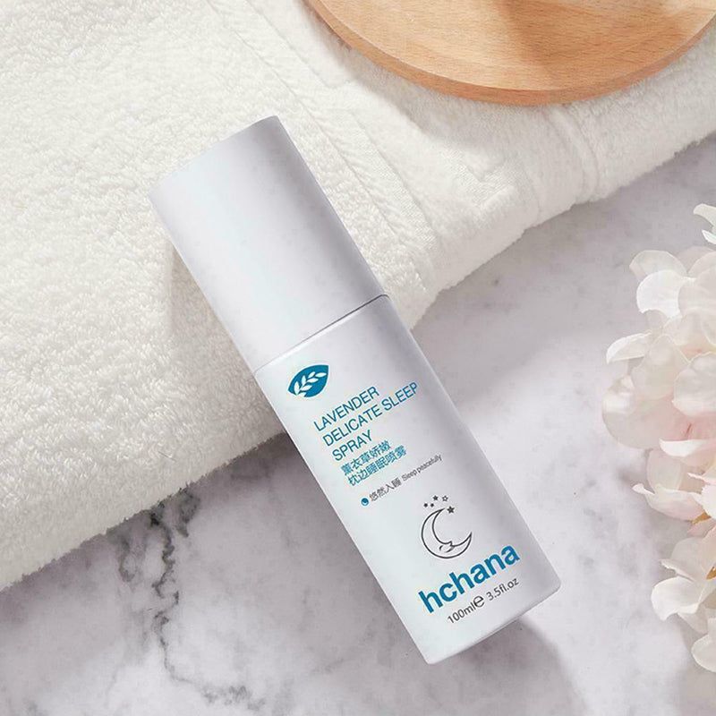 100ML Lavender Pillow Sleep Spray Soothe Mind Body Essential Insomnia Oil P7N7