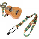 Ethnic Styles Colorful Ukulele Strap Thermal Transfer Ribbon Durable Belt G S6J3