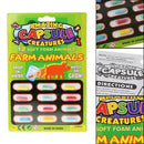 24Pcs Cartoon Magic Grow Growing Capsules Expanding Sponge Foam Capsule Toys