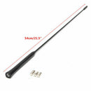 Black Car Roof AM/FM Antenna Mast + Base Kit Fit For Ford Focus 2000-2007 VQJ