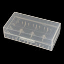 5pcs White 18650 CR123A 16340 Battery Case Box Holder Storage Protective D7R2