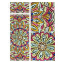 DIY Mandala Special Shaped Diamond Painting 2 Grids Students Pencil Case
