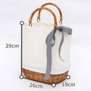 Bag Waterproof Women Rattan Clutch Handbag Summer Beach Wicker Bag For Wome
