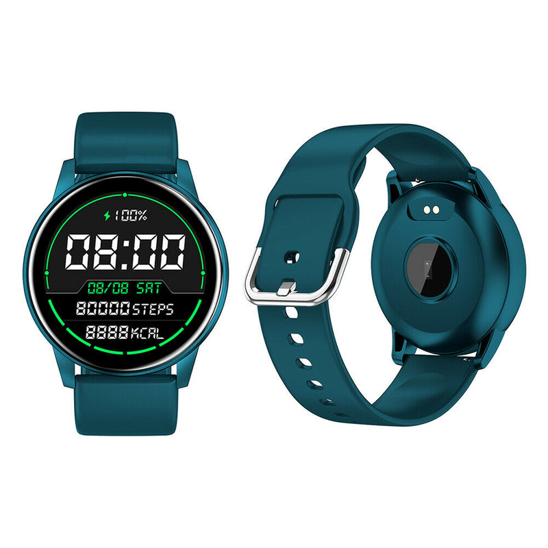 1.3 inch Touch Smart Watch Heart Rate Monitor Step Fitness Tracker (Green)