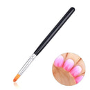 5Pcs Uv Gel Design Brush Nail Art Gradient Painting Pen Drawing Brush Black