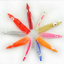 50PCS Squid Skirt Lures Bait Hoochies Saltwater Soft Fishing Lures DPL