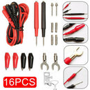 16 in 1 Digital Multimeter Test Leads Probes Volt Meter Cable Clip Alligator Ew