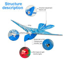 Bionic RC Flying Bird 4CH Remote Control Airplane Colorful Light Mini Toys