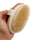 Wooden Bath Shower Back Brush Exfoliate Skin Scrub Soft Hair Hand Hemu  QIT