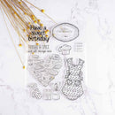 Kitchen Apron Silicone Clear Rubber Stamps Seal Scrapbooking Album Card Diary