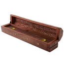 Handmade Box Joss Stick Burner Natural Ash Catcher Bamboo Incense Holder