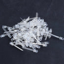 100 pcs 5mm Red Green Blue Slow Flash LED Diode Lights DC 3V 20mA Bulb Lamp M6F1
