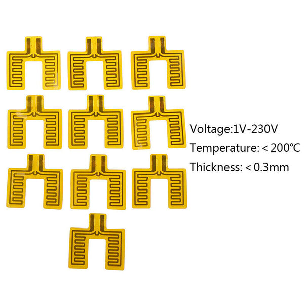 10Pcs Electric Beauty Neck Protector Fever Instrument Heating Film Pad Mat BX