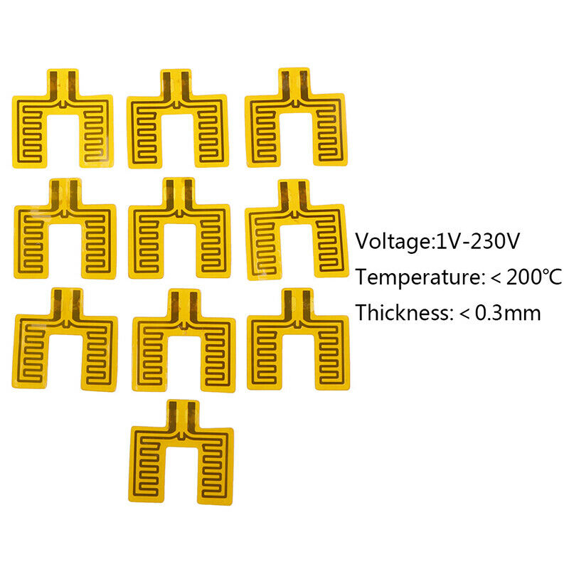 10Pcs Electric Beauty Neck Protector Fever Instrument Heating Film Pad Mat BX