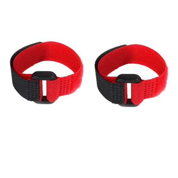 2pcs No Crow Collar for Roosters No Crowing Belt Neckband Poultry Supplies Red