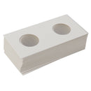 100PCS Cardboard Coin Holder Mylar Flips for Collector Perfect Gift 23/25mm