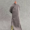 1/6 Long Sleeve Gray Chinese-style Costume Bruce Lee Kung Fu Suit 12'' Action