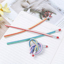 5pcs/lot Colorful magic flexible soft pencil with eraser for kids writing giftBX