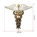 Enamel Brooch Pins Wing Snakes Brooches Women Shoulder Scarf Clothes Decorat BX