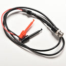110cm BNC Male Plug Q9 to Dual Plug Connector Hook Clip Test Probe Cable Lead 3C