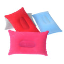 outdoor portable folding air inflatable pillow double sided flocking cushion FT