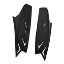 2pcs Black Unisex Mohawk  Horns Accessories Racing Dirtbike With Tapes