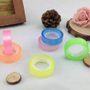 6 Rolls 12mm Width Transparent Tape Sealing Packing T4U3 Colorful Gif Stati V9V2