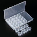 Storage Tool DIY Removable Clear Plastic Organizer Nail Art Rhinestone 28 D G3R5