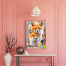 Drawing Art Full Round Drill Animal Fox 5D Kit DIY Diamond Painting (LD483)