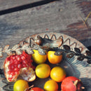 Iron Fruit Bowl Bowl Decorative Snack Holder for Kitchen Reception Dining Table