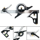12" Combination Protractor Tri- Square Angle Ruler Machinist Measuring Tools New