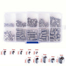 200Pcs 304 Stainless Steel Grub Screws Hex Socket Screw Assortment Kit Set