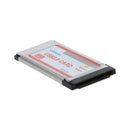 2 Port USB 3.0 Express Card Adapter Hub Cardbus for Laptop