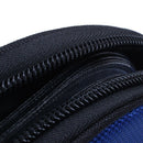 Zippered 20 Slots CD DVD VCD Wallet Holder Storage Case Organizer Blue