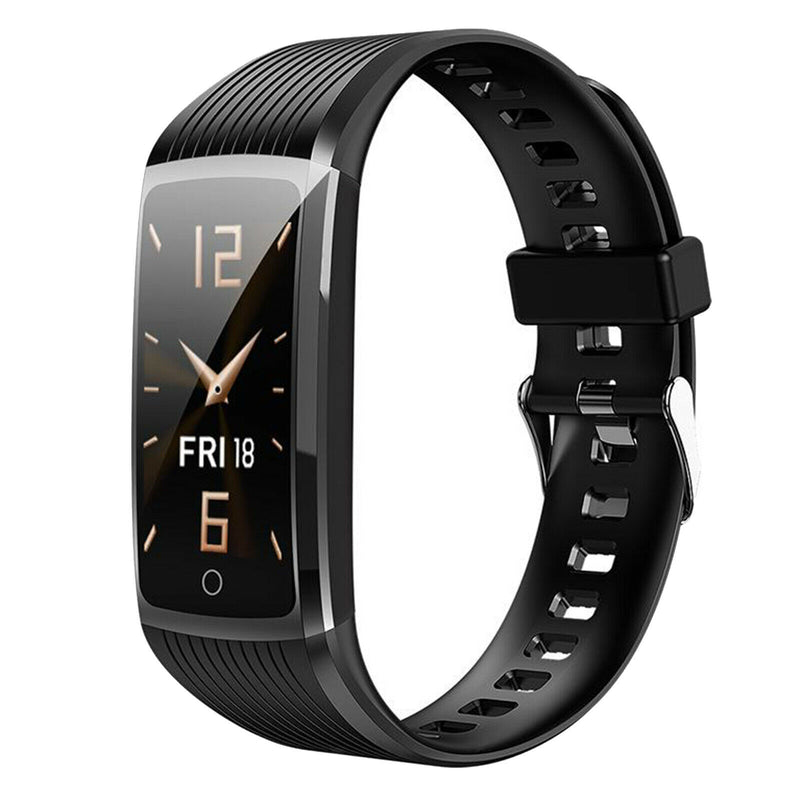 Smart Watch Fitness Tracker Sports Bracelet Heart Rate Monitor Women Black