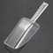 3 piece Pallet Ice scraper shape plastic scoop - Transparent