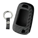 1X Black For Chevy Buick Flip Car Key Fob Chain Ring Case Cover Accessories fds