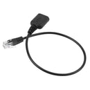 1pc Dual 3.5mm Audio Jack Female to Male RJ9 Plug Adapter Convertor Cable