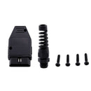 Connector OBDII 16 Pin Adaptor OBD II Plug Connectors Male OBD 16PIN TBMO L8A4