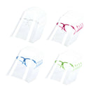 20Pcs Elastic Full Face Shield Washable Clear Goggles Visor Cap Dustproof