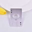 Playing Card Ace of Spade Poker Zebra Bar Tool Bottle Soda Beer Cap Opener