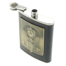 8oz Russia Hip Flask Stainless Steel  Alcohol Whiskey Liquor Container