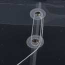 10Pcs Clear Document Folder Envelopes Holder with String A4 Easy to Carry