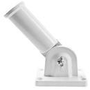 2pcs 180 Deg Adjustable Holder Bracket Metal And Plastic Flag Pole W/ Screws
