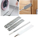 House Clean Helper Fur Hair Remove Brush Flexible Panel Long Handle w/ 2 Cover