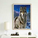 5D DIY Full Drill Diamond Painting Wolf Cross Stitch Embroidery Wall Art