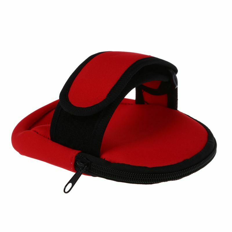 Soft MP3 Cell Mobile Phone Sport Armband Case Holder (Red) Y4P5